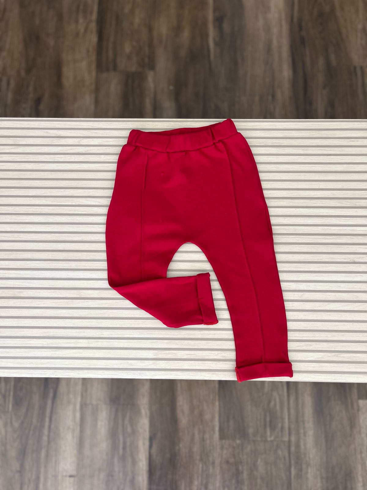 Calça Vermelha tamanho 1 ano Catarina