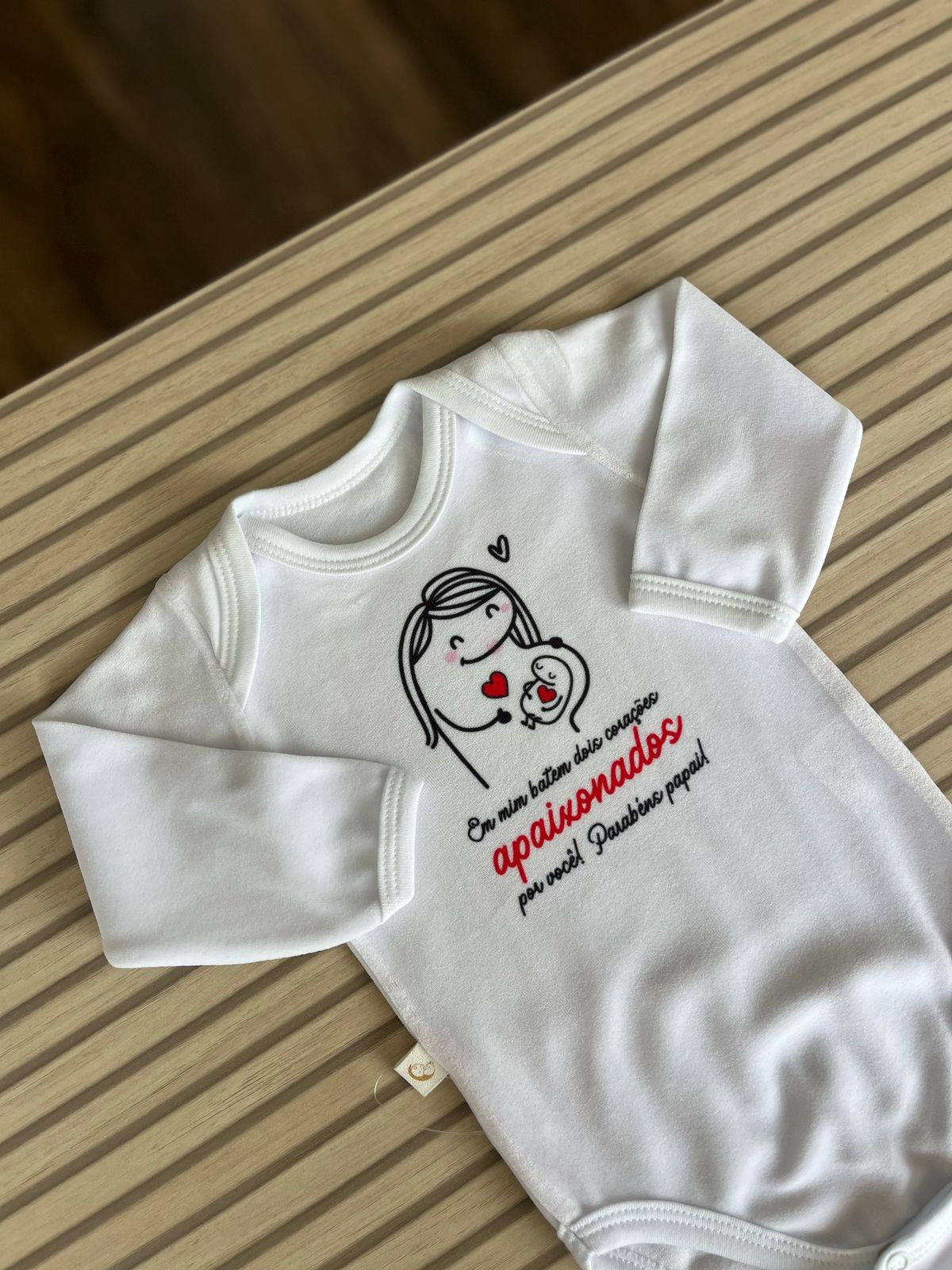 Body Veludo Surpresa Papai Tamanho Rn