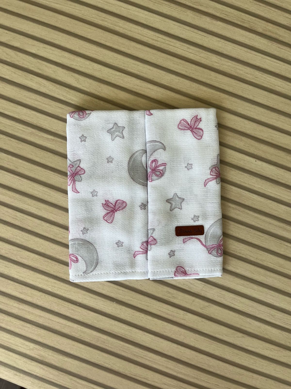 Kit 2 Toalhinhas de boca fraldinha personalizada