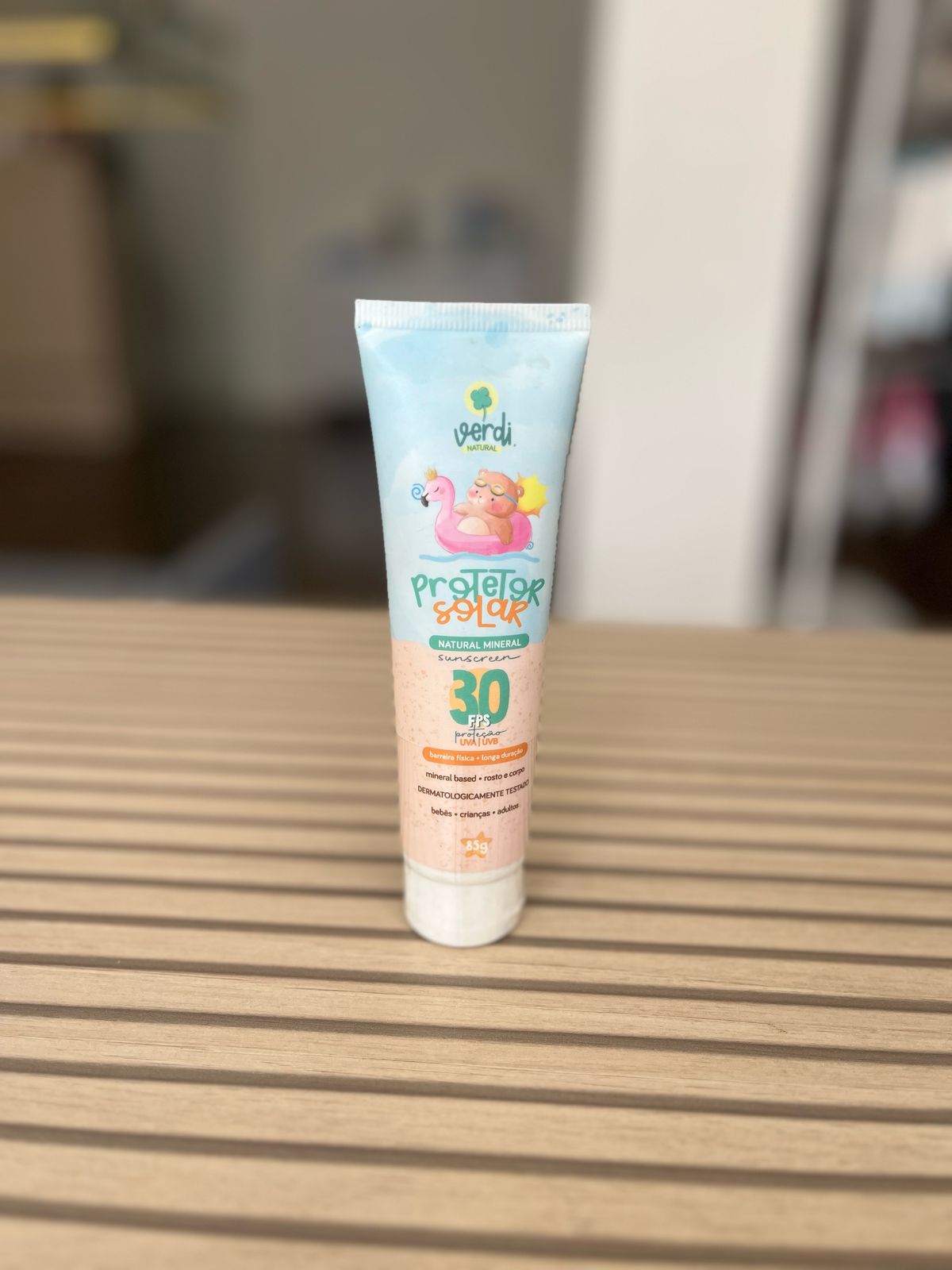 Protetor Solar Natural Físico Mineral Vegano Orgânico Bebê e Criança
