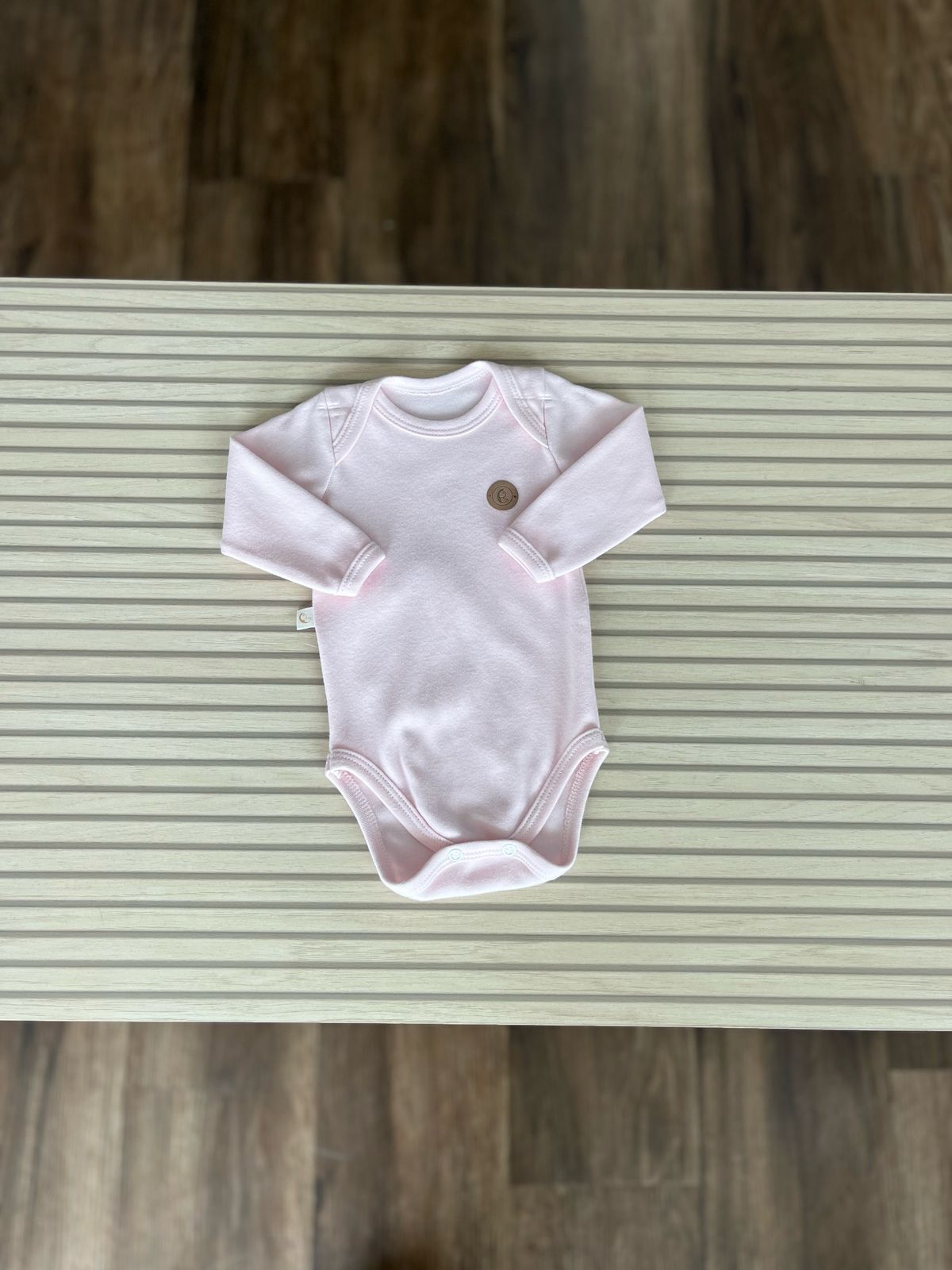Body Algodão Naturalle rosa Tamanho P