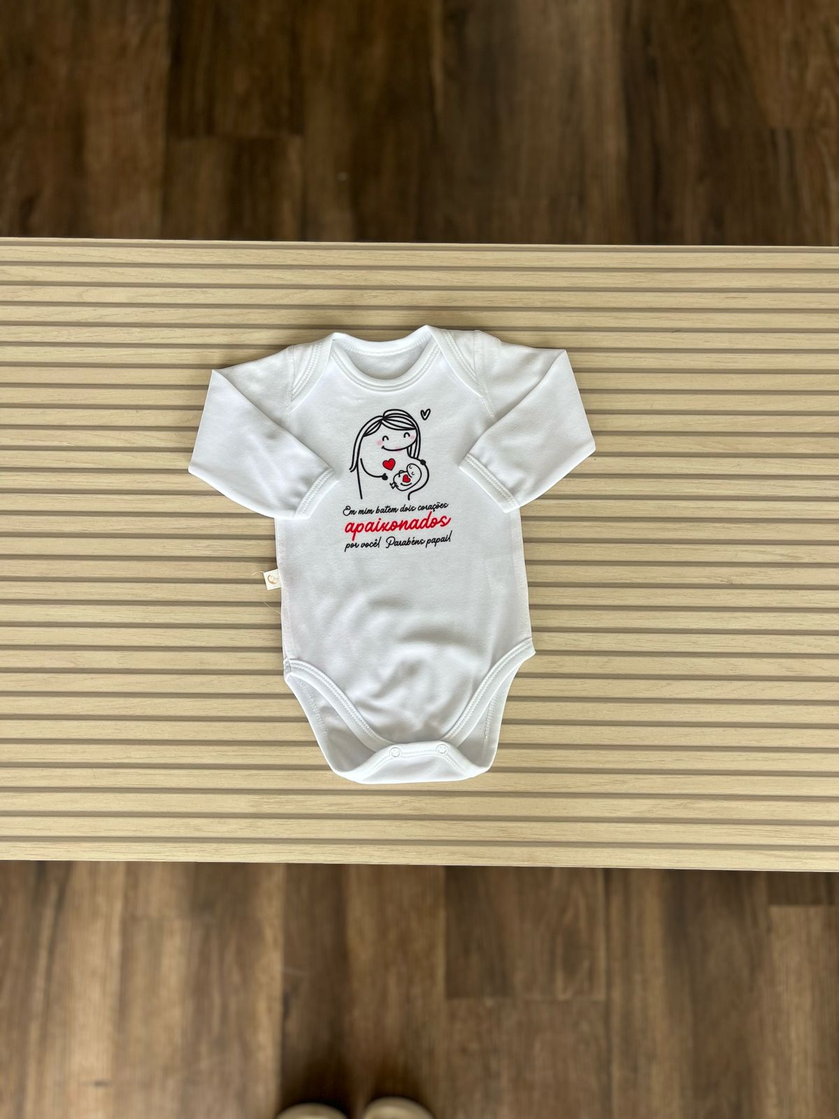Body Veludo Surpresa Papai Tamanho Rn