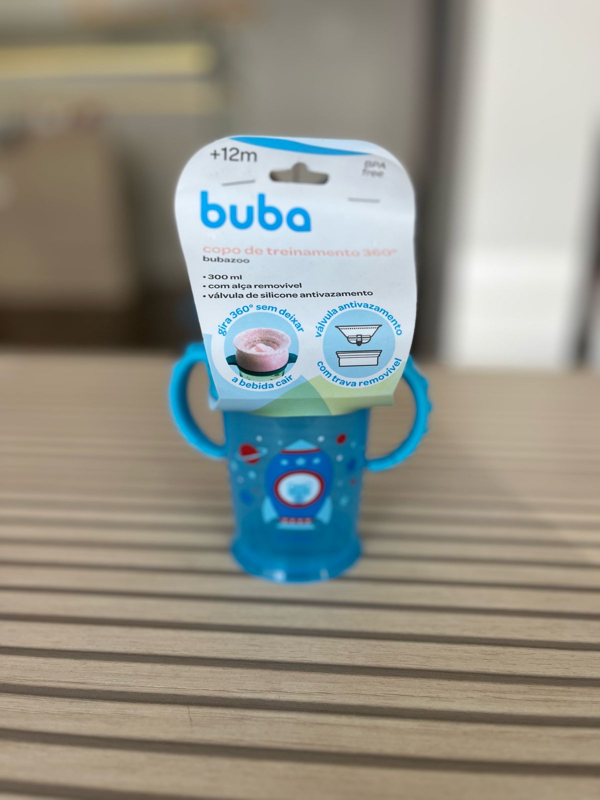 Copo de Treinamento 360 azul Buba +12 meses